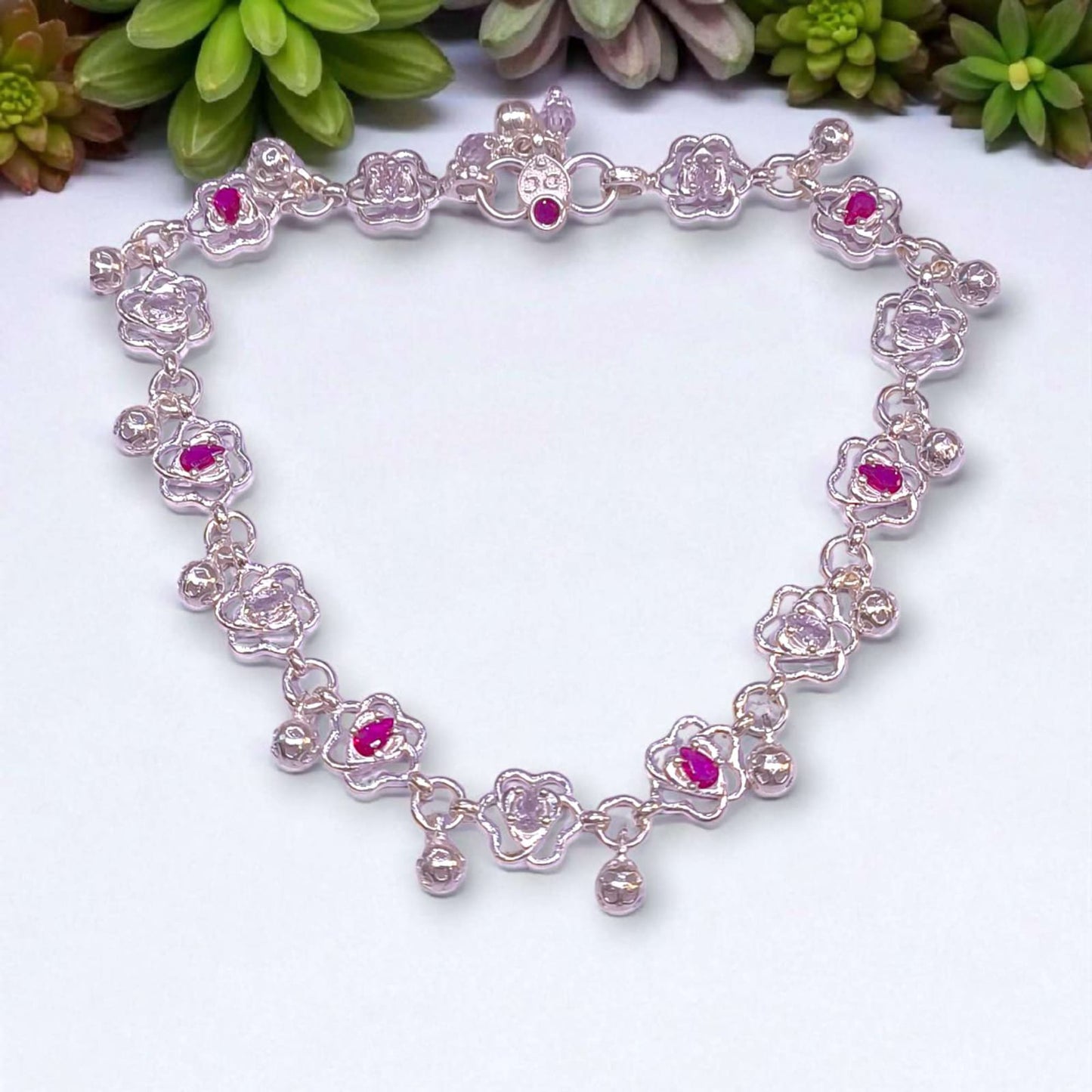 Premium Silver Payal for Women by Jauhari Jewellers