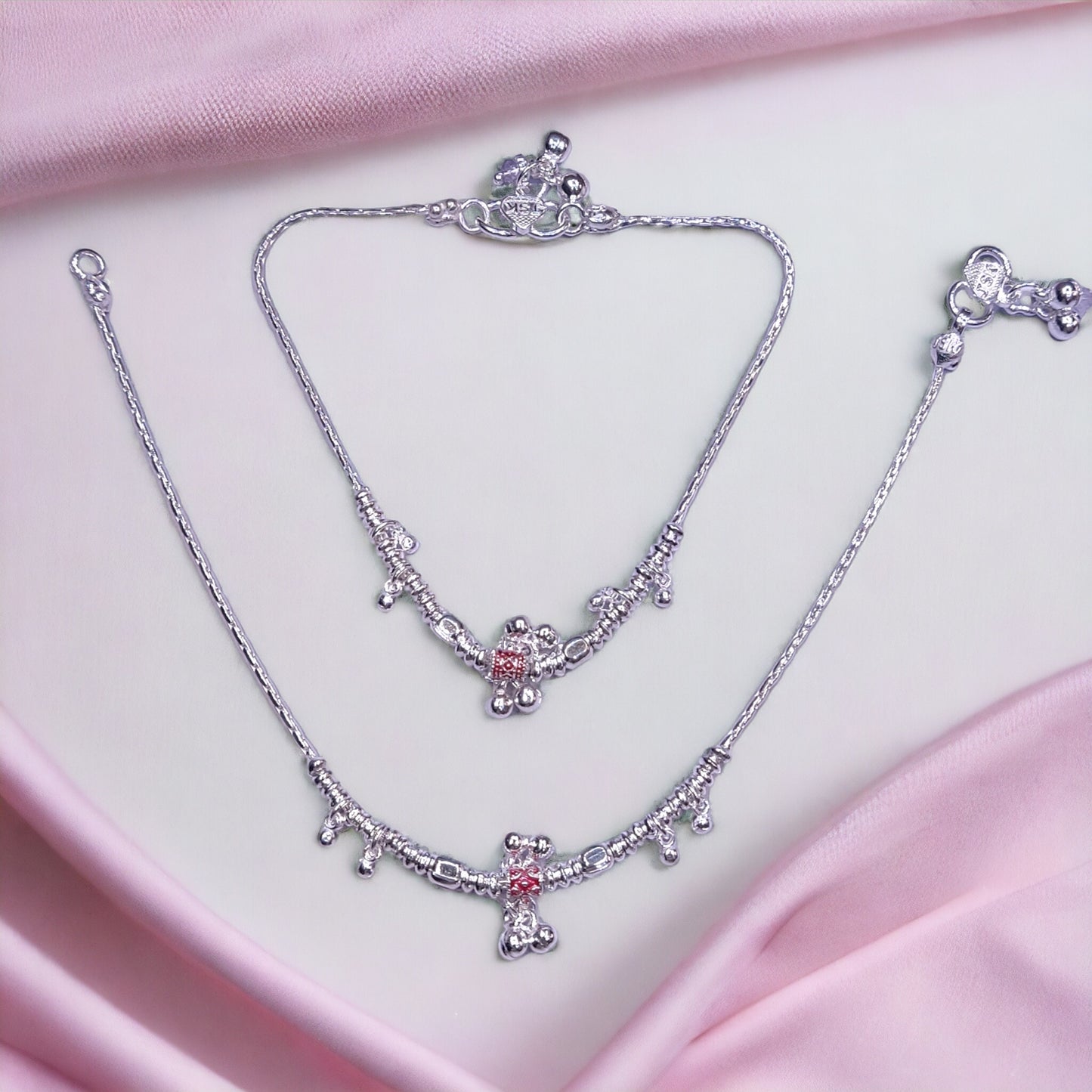 Silver Payal For Women - Jauhari Jewellers