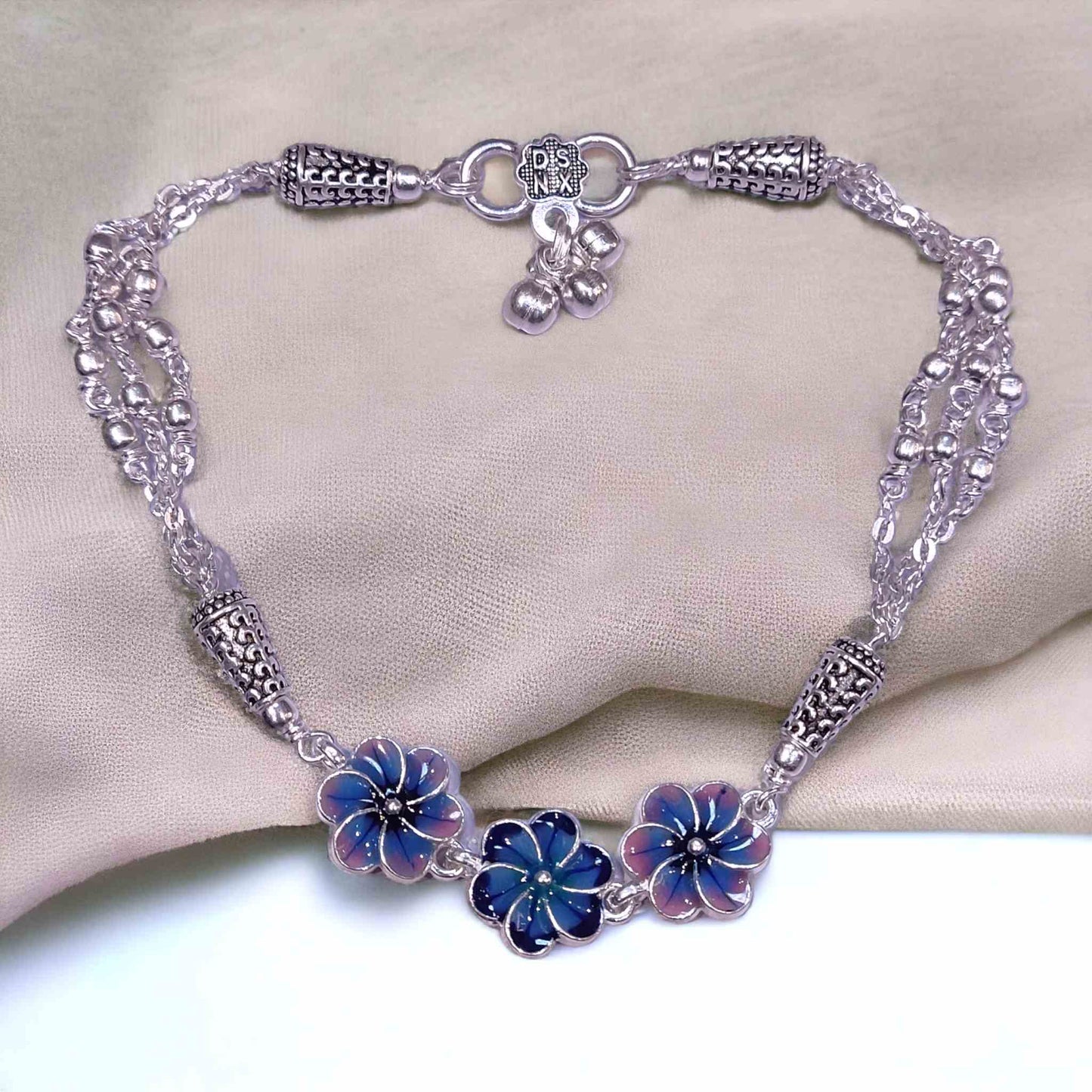 Silver anklets latest design