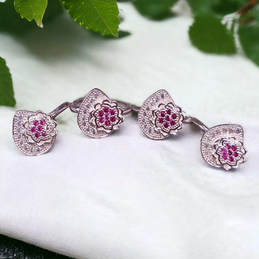 Silver toe rings for women