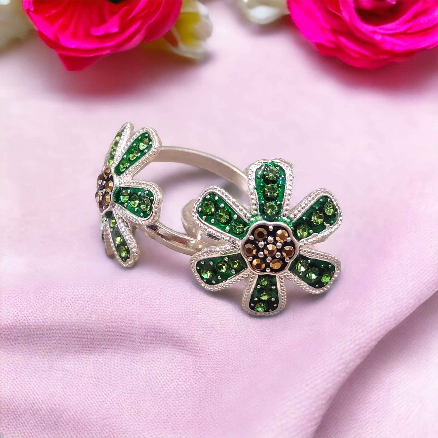Silver toerings for women