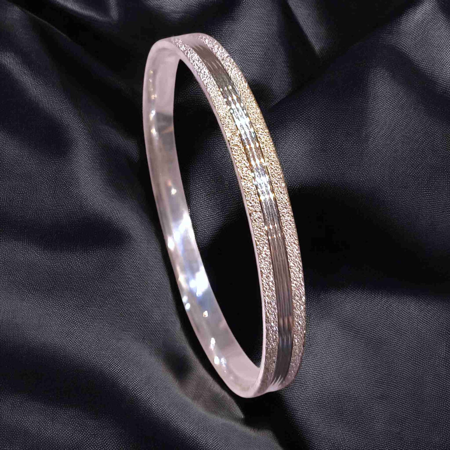 Silver kada for men