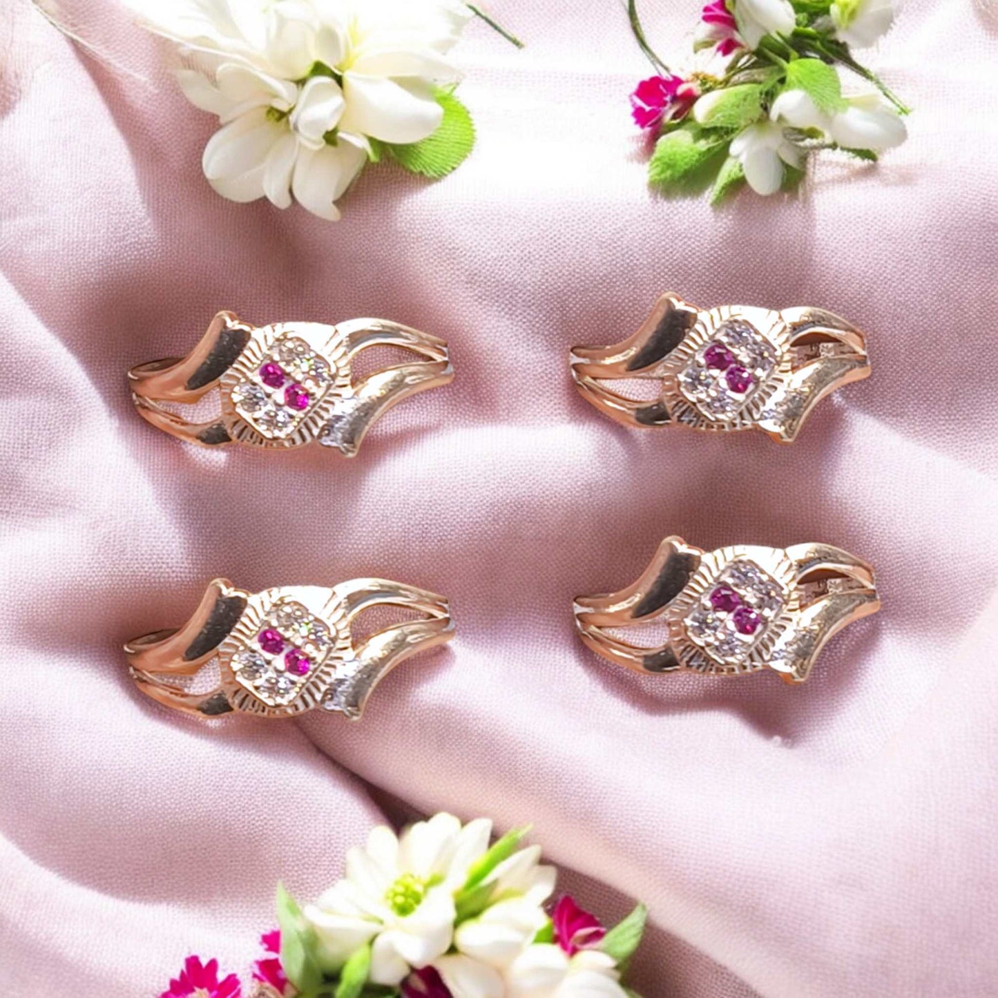 Silver toe rings latest design