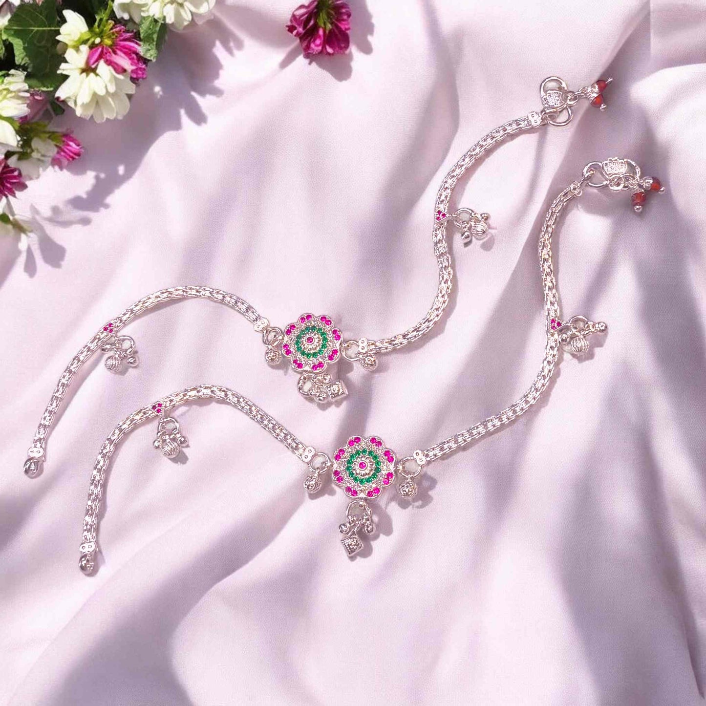 Silver anklet under 5000