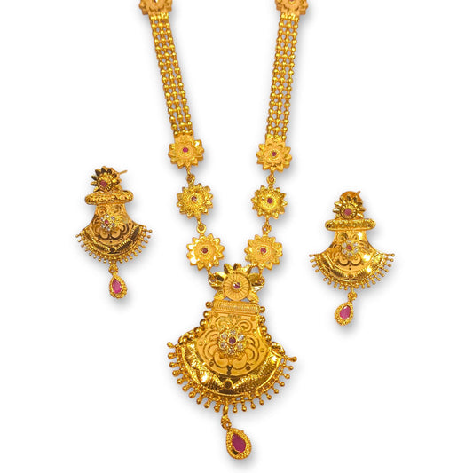 Semi precious necklace set