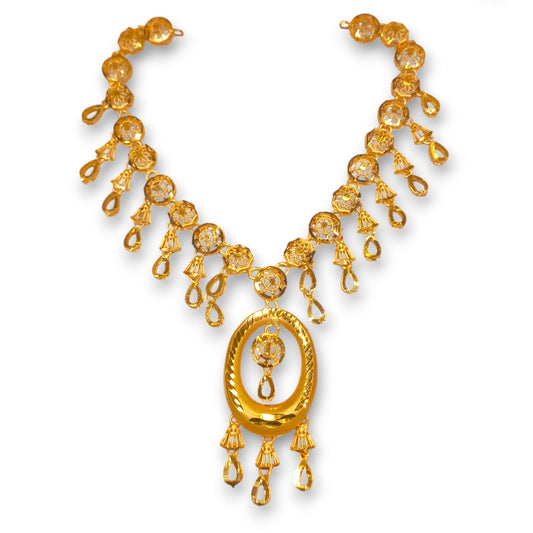 Semi precious necklace set