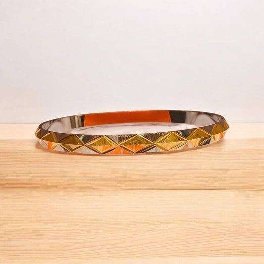 Gold plated silver kada