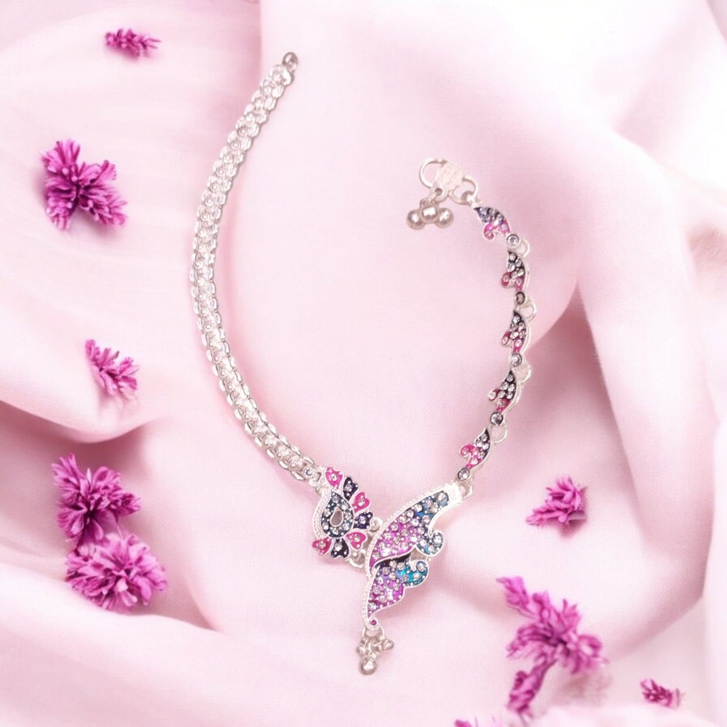Silver payal for wedding