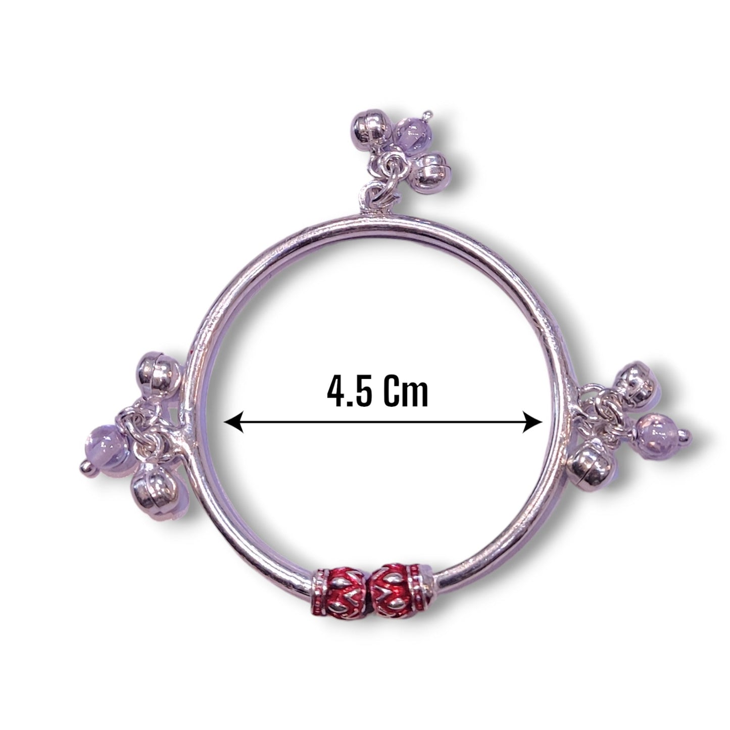 Fancy Silver Kada for Kids - Jauhari Jewellers