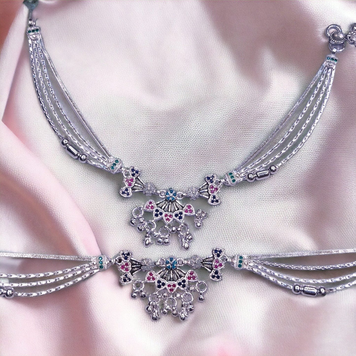 Fancy Silver Payal for Women - Jauhari Jewellers