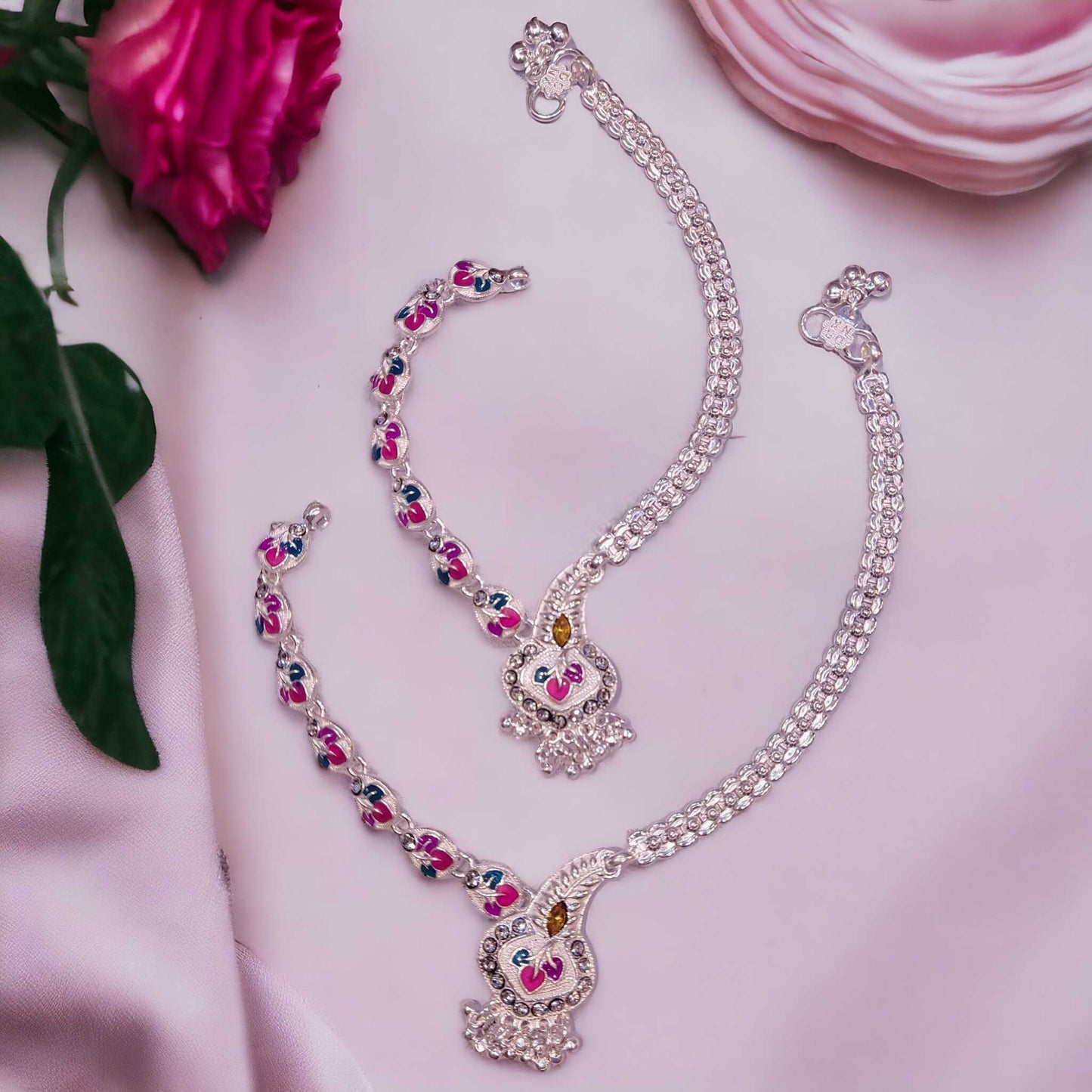Fancy Silver Payal for Women - Jauhari Jewellers