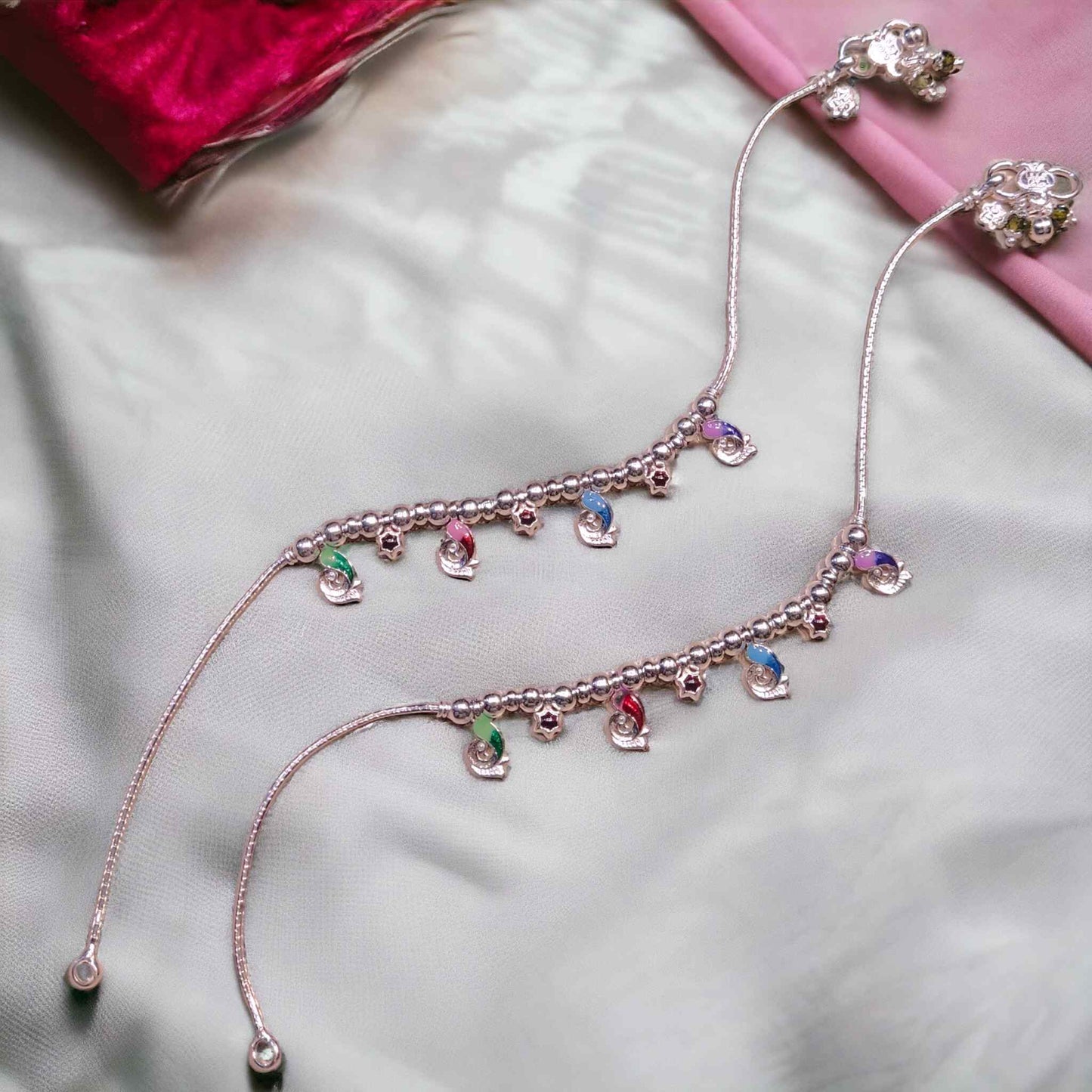 Fancy Silver Payal For Women - Jauhari Jewellers