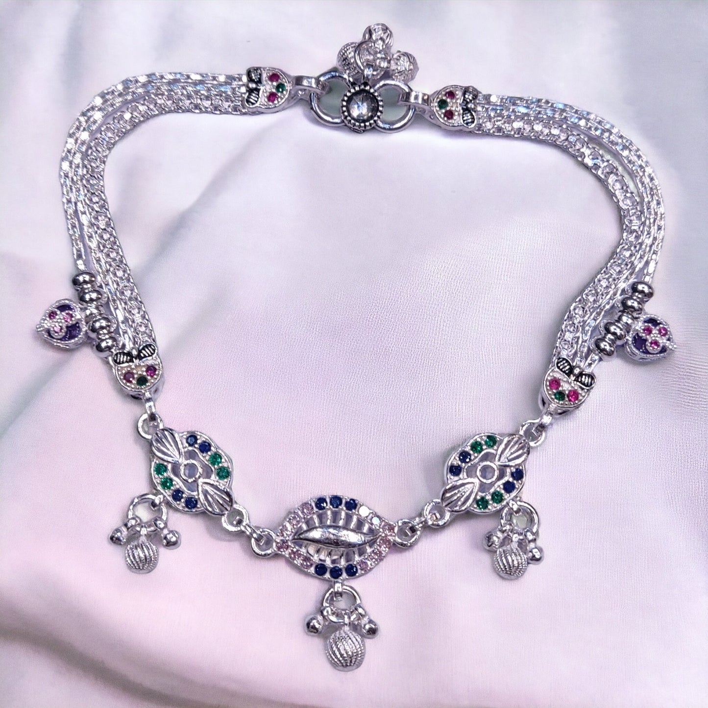 Fancy Silver Payal For Women - Jauhari Jewellers