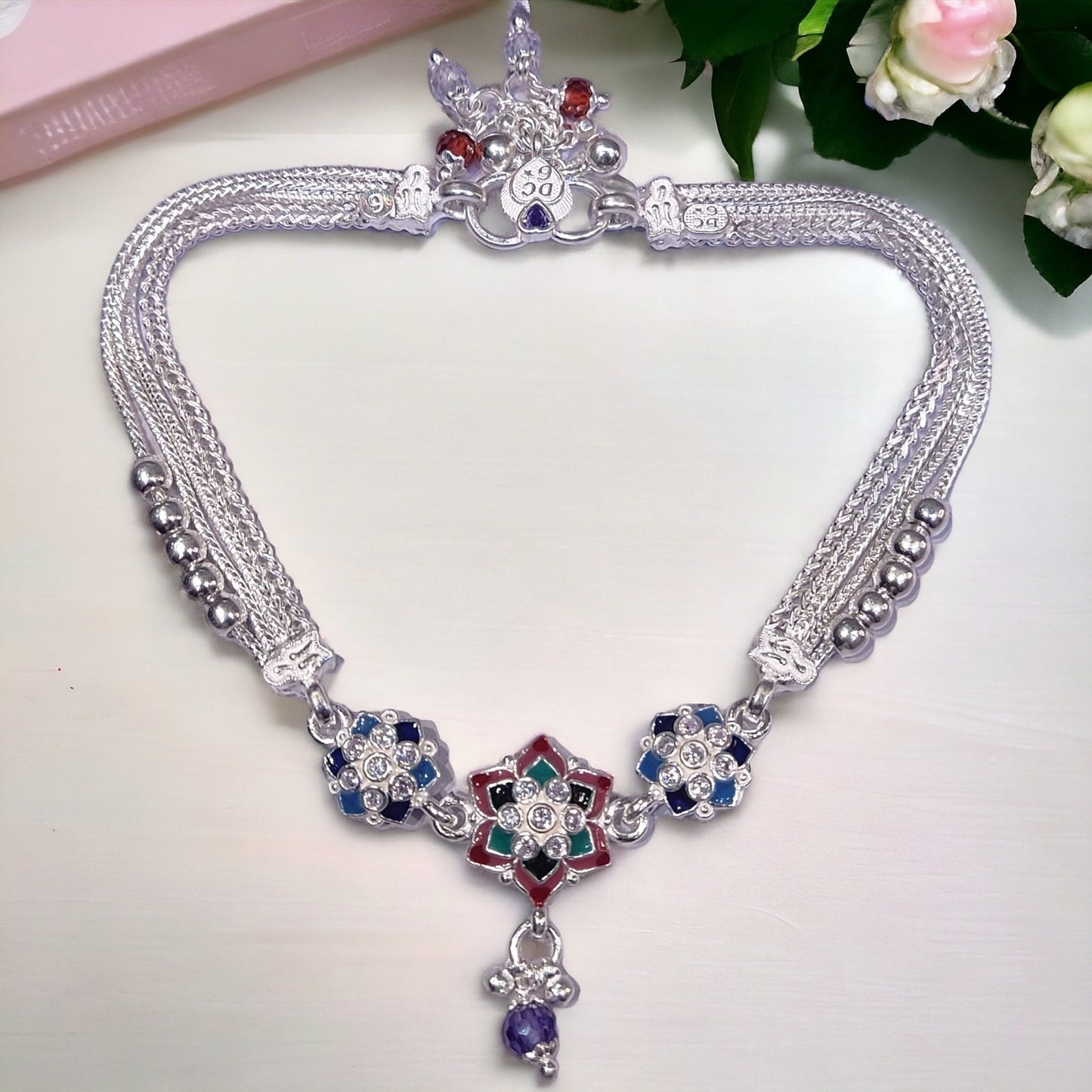 Fancy Silver Payal For Women - Jauhari Jewellers