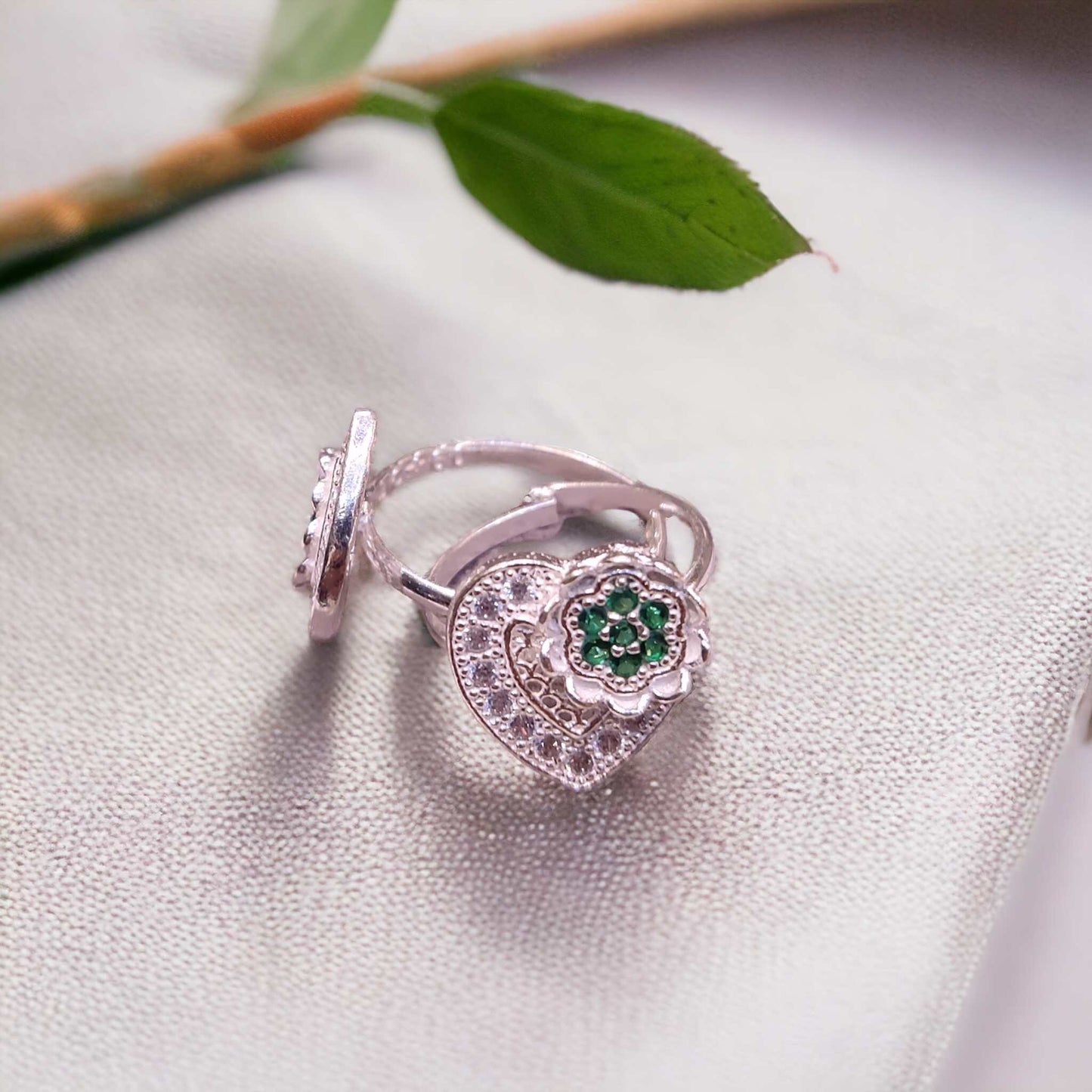 Fancy Silver Toe Rings For Women ( 2 Pairs ) - Jauhari Jewellers