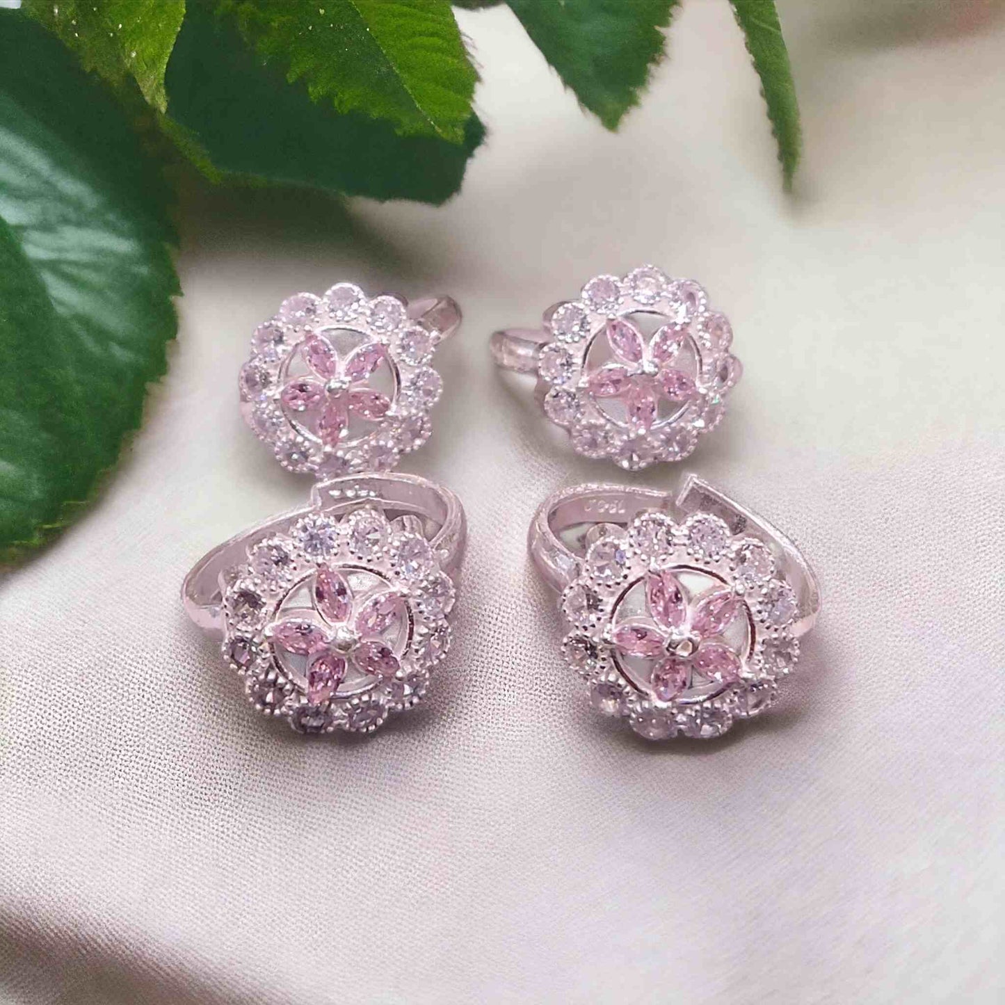 Fancy Silver Toe Rings For Women - Jauhari Jewellers