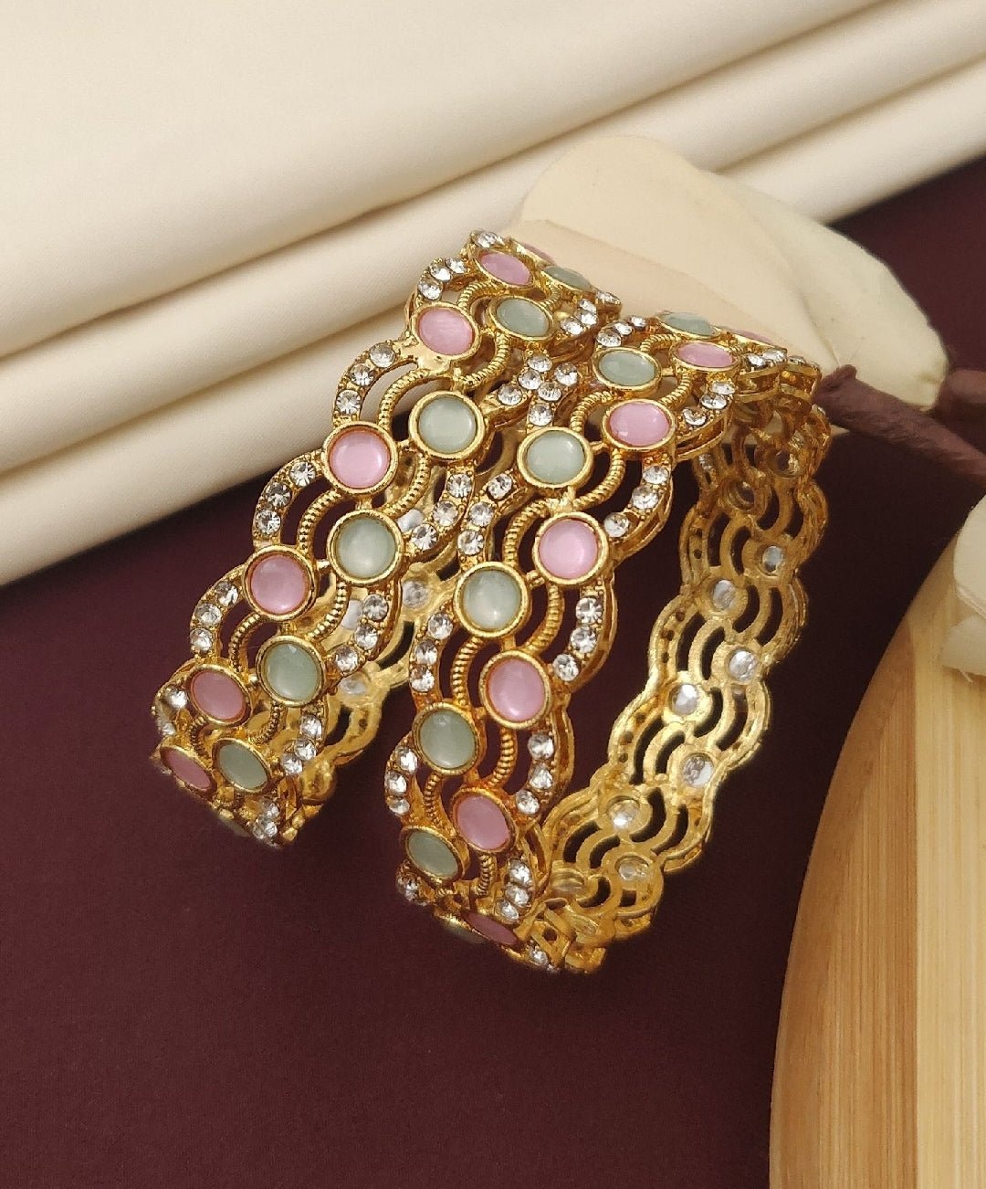 Gold Plated Bangles for Women - Jauhari Jewellers