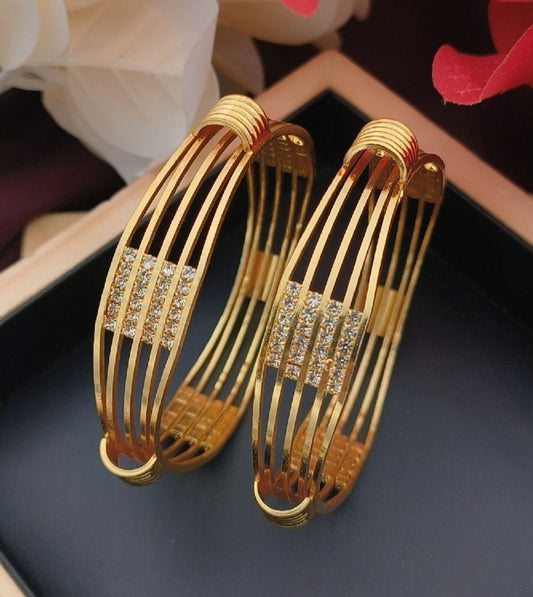 Gold Plated Bangles For Women - Jauhari Jewellers