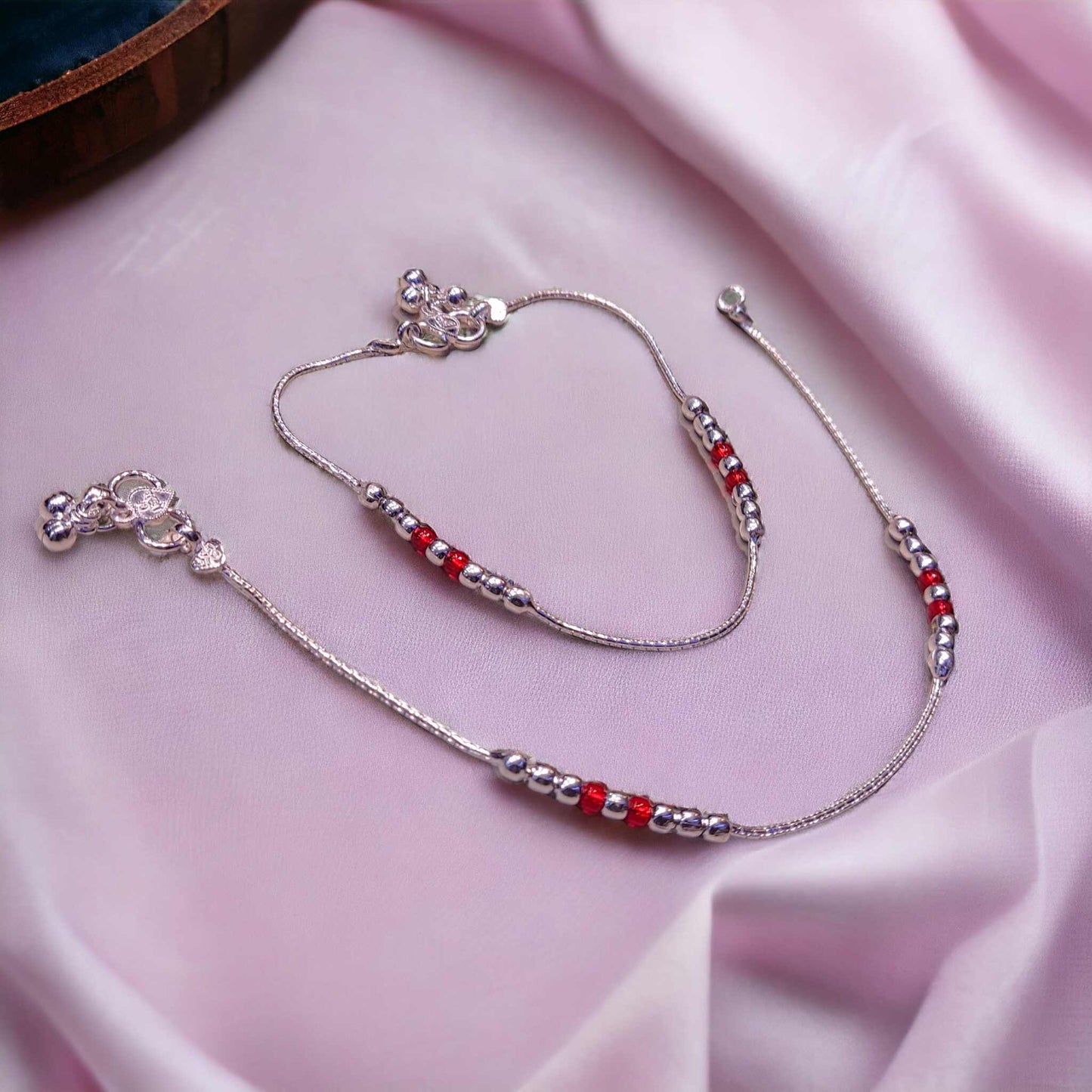 Light Weight Silver Payal for Women - Jauhari Jewellers