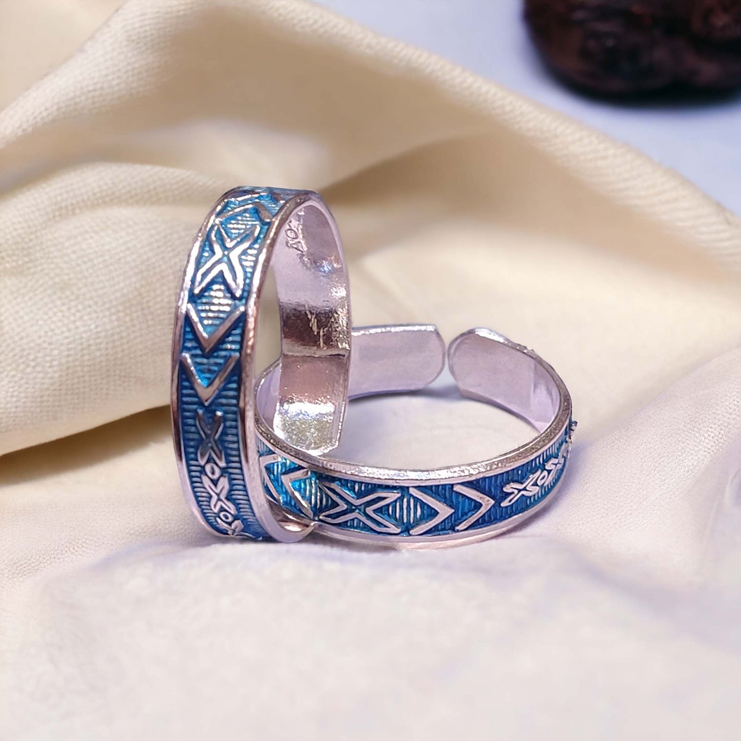 Plain Silver Thumb Toe Rings For Women - Jauhari Jewellers