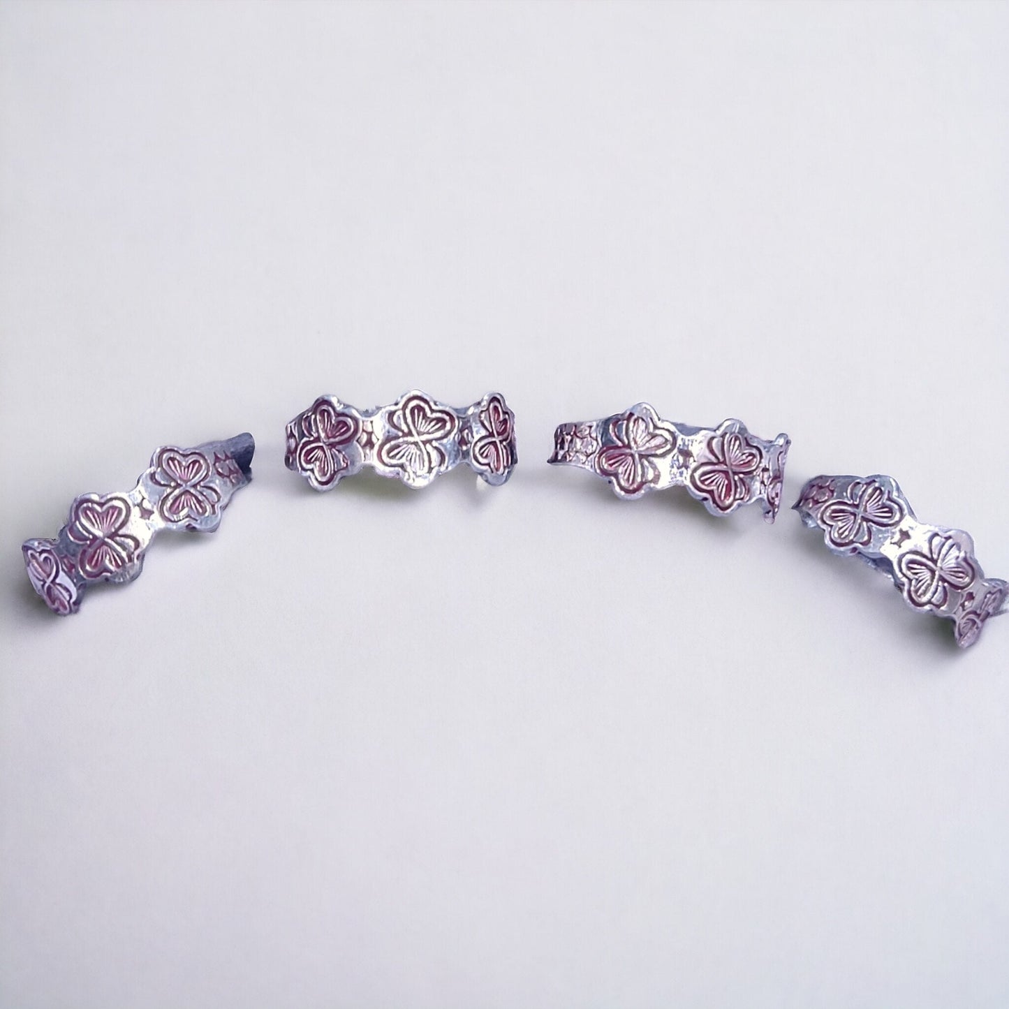 Plain Silver Toe Rings ( 2 Pairs ) For Women - Jauhari Jewellers