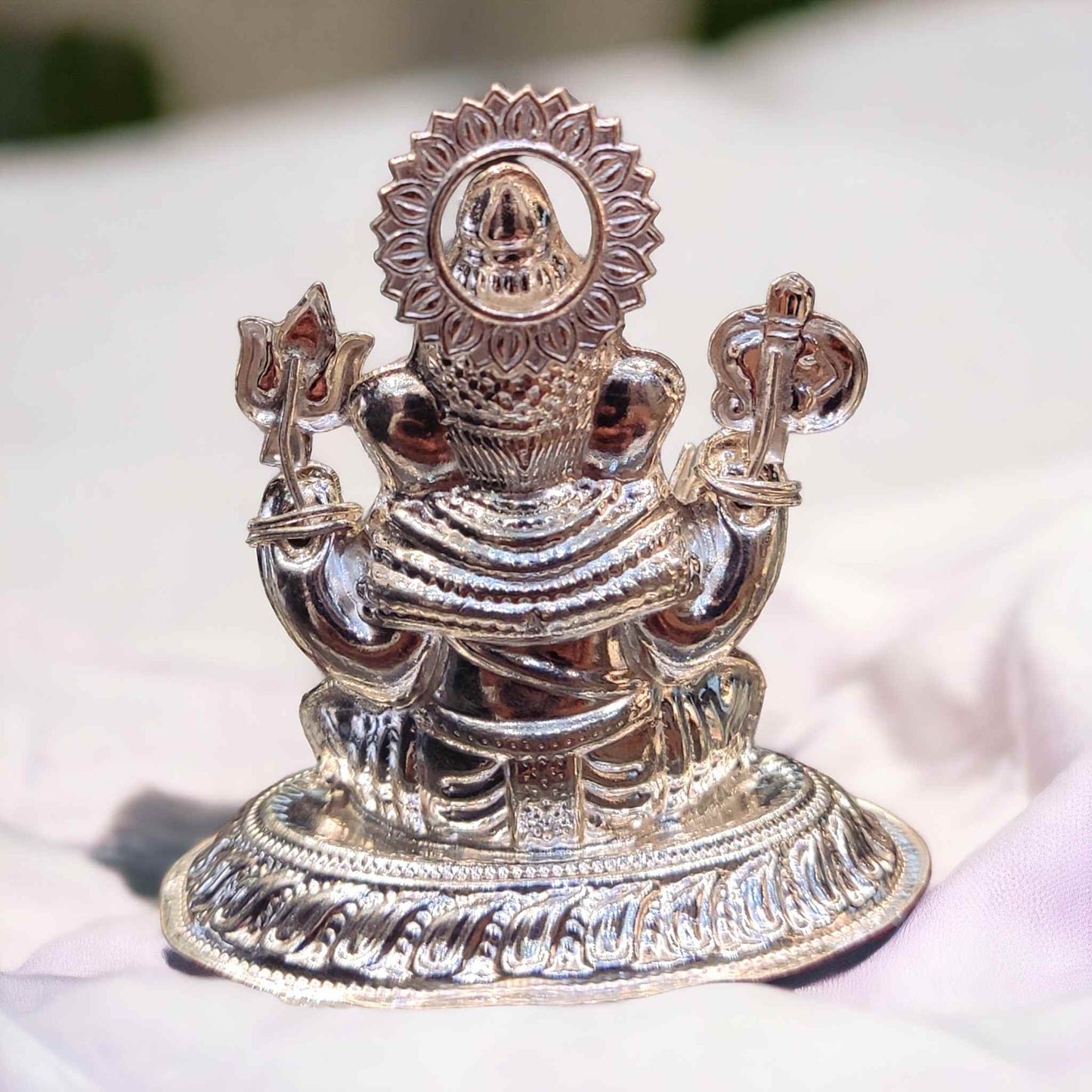 Premium Pure Silver Ganesh Ji Murti - Jauhari Jewellers