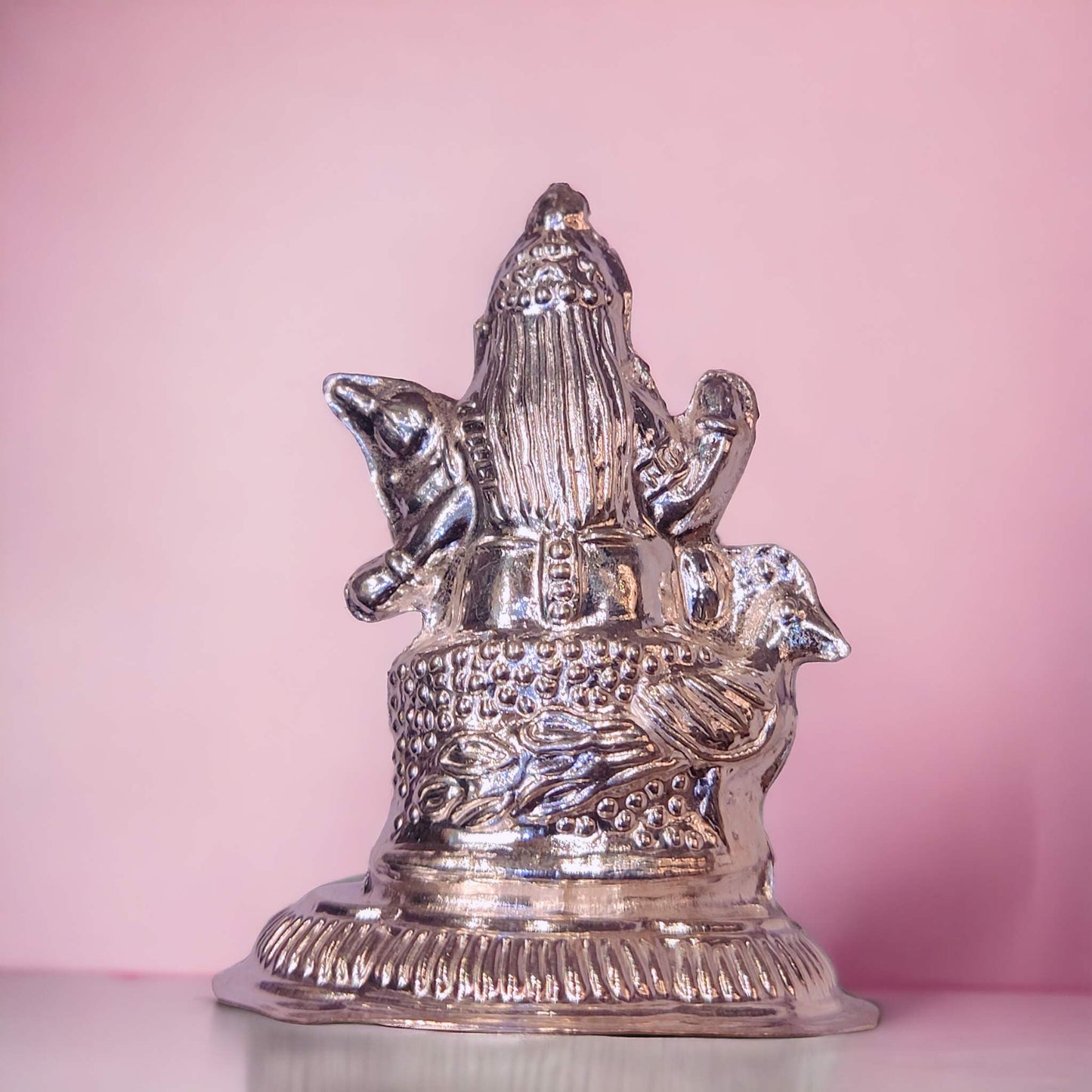 Premium Pure Silver Saraswati Ji Murti - Jauhari Jewellers