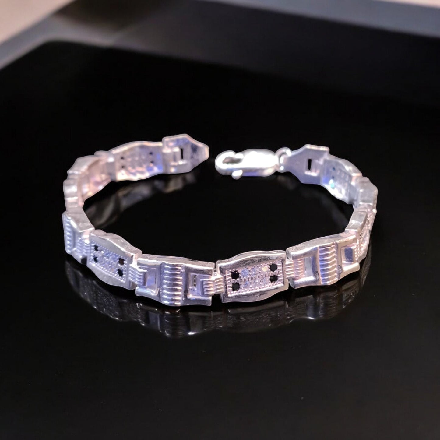 Premium Silver Bracelet for Men - Jauhari Jewellers