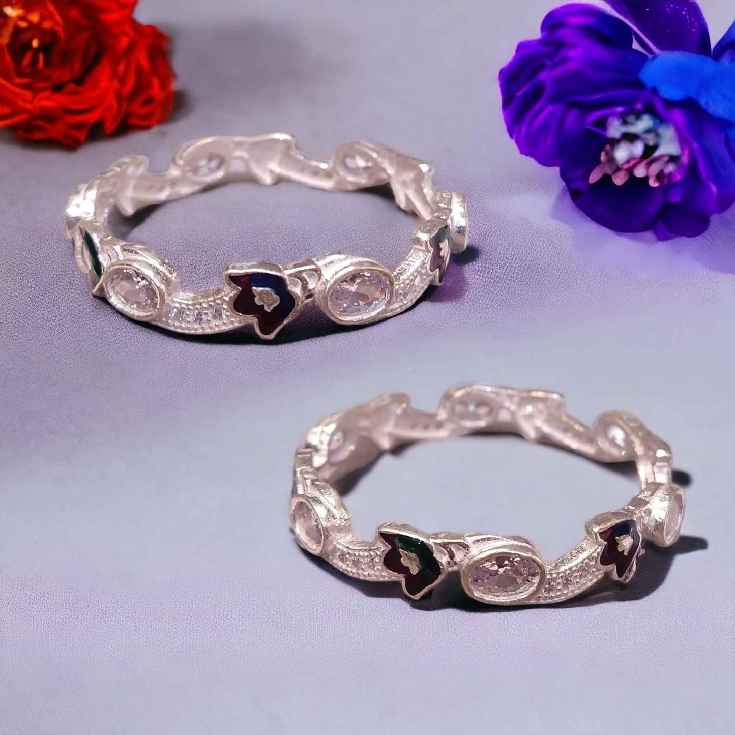 Premium Silver Kada For Kids - Jauhari Jewellers