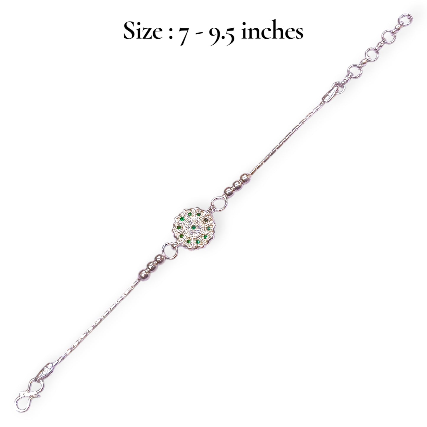 Silver rakhi latest design