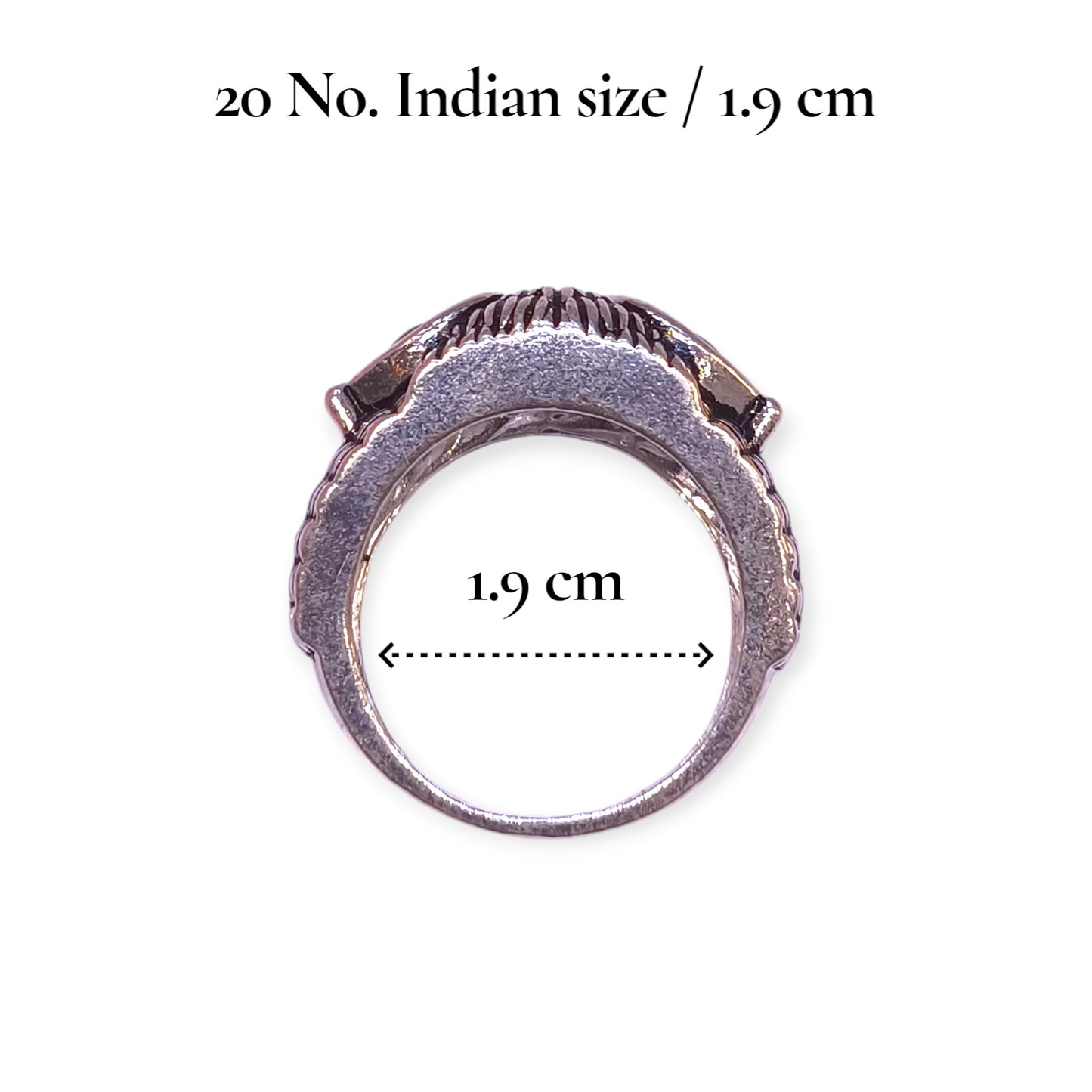 Real silver Owl ring