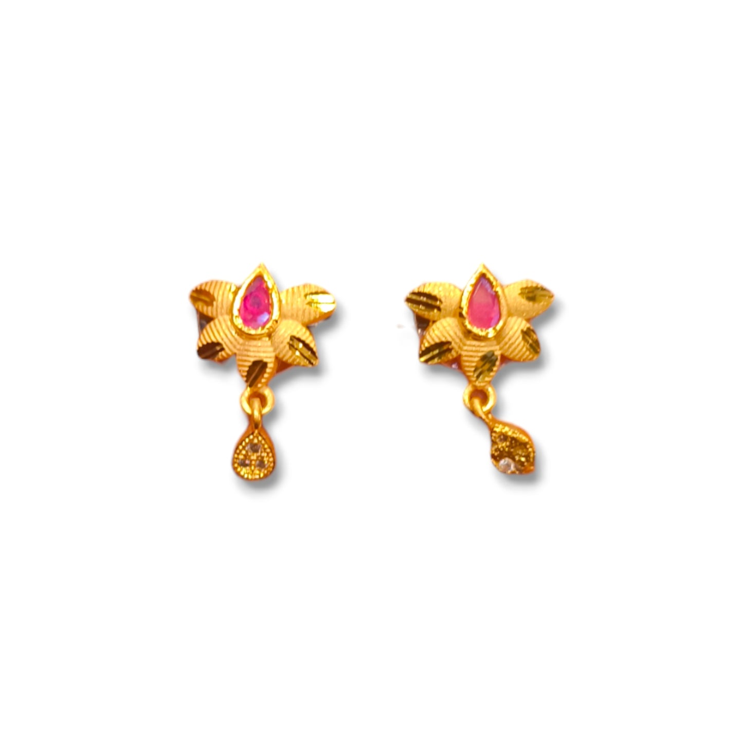 Gold plated earrings