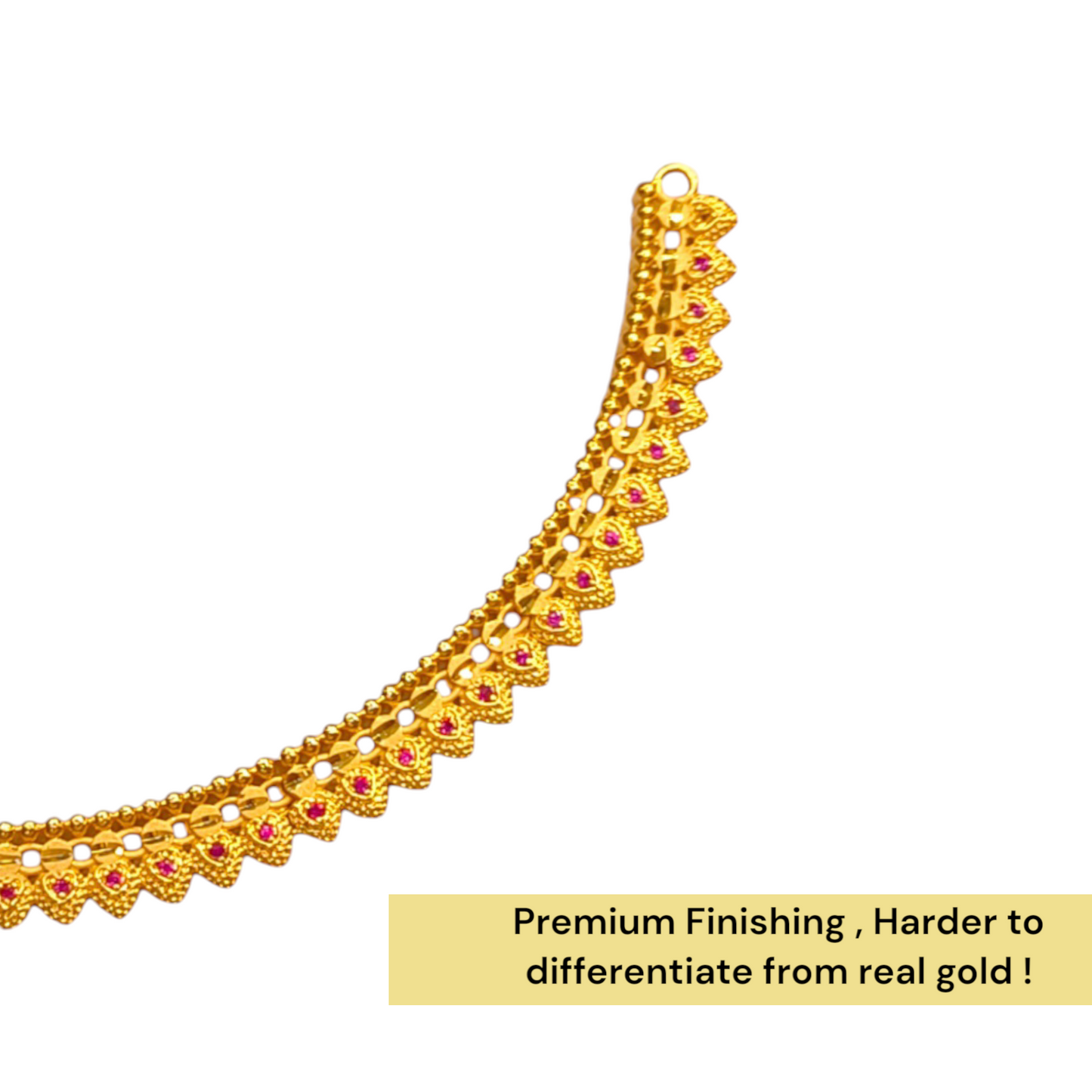 Gold plated necklace set