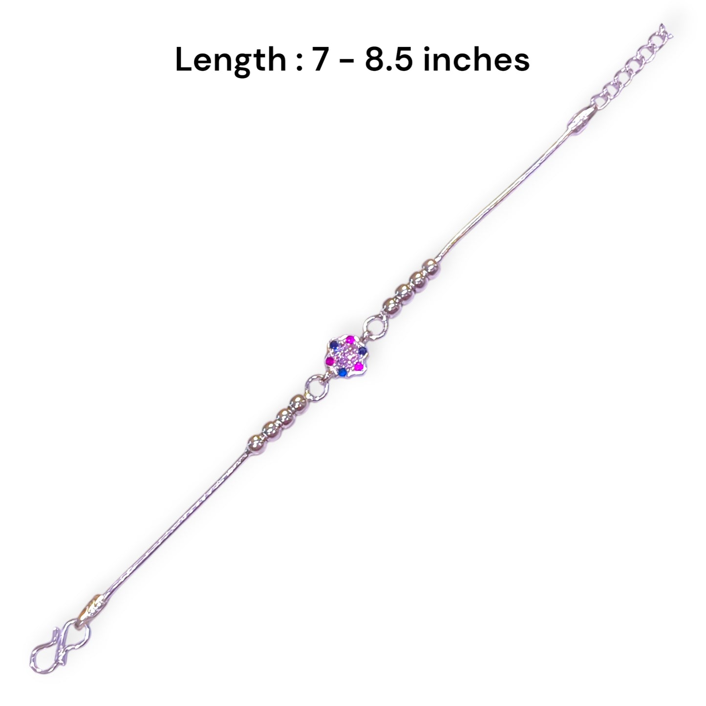 Silver rakhi for sister