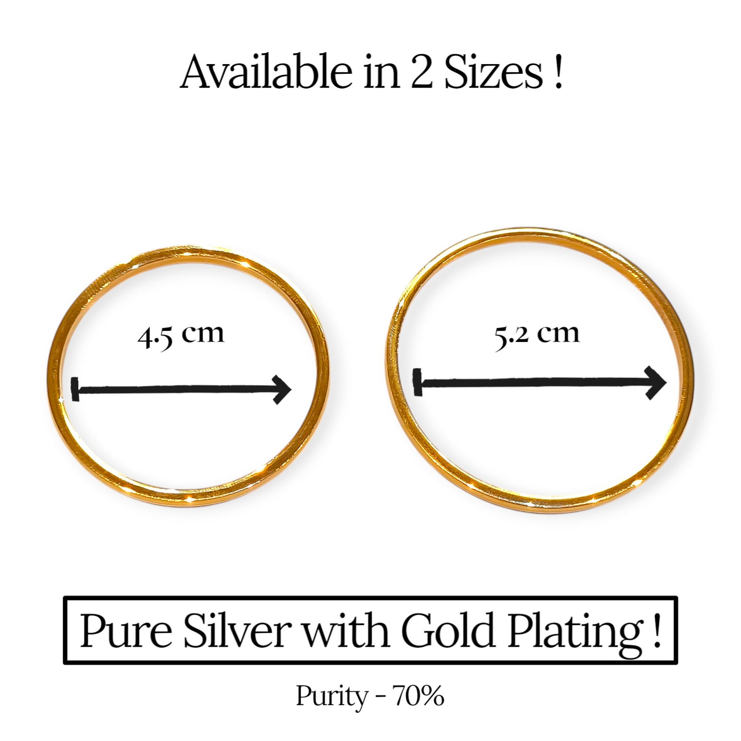 Plain silver kada for baby boys