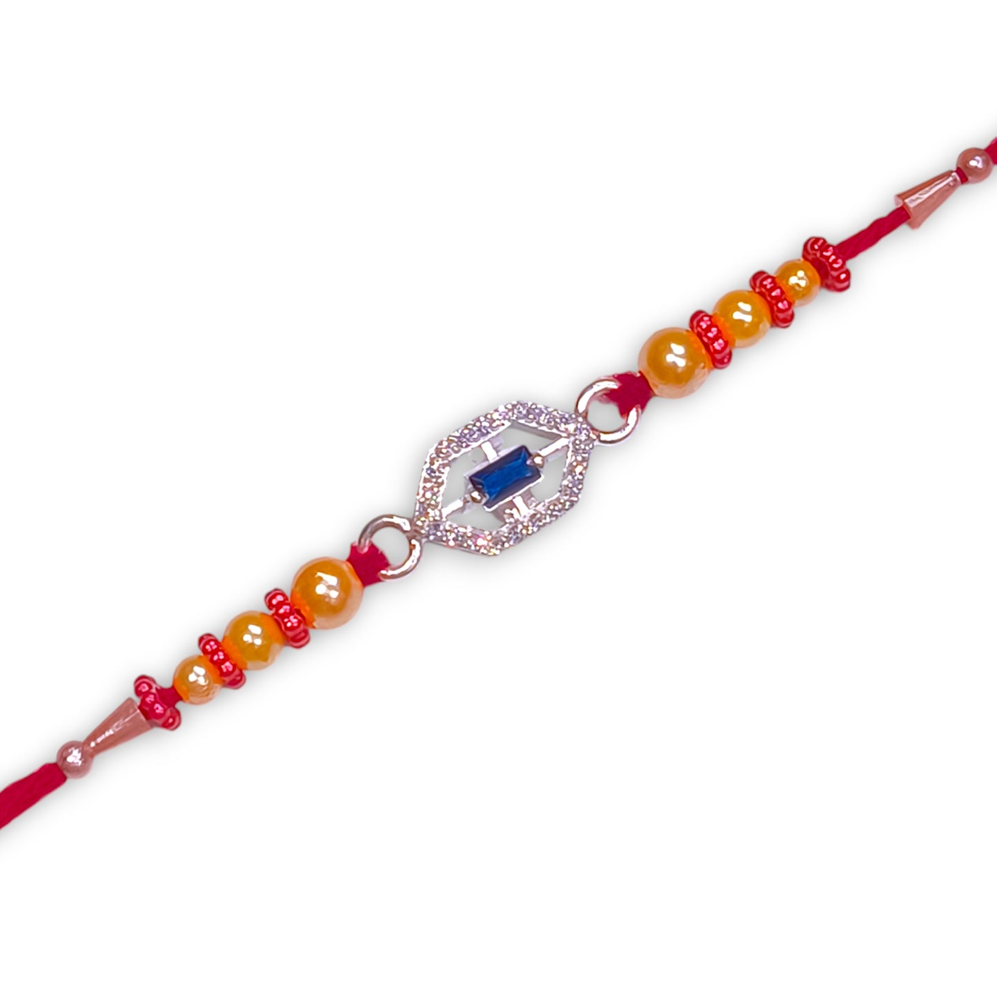 Silver thread rakhi