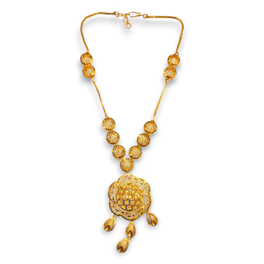 One gram gold necklace set
