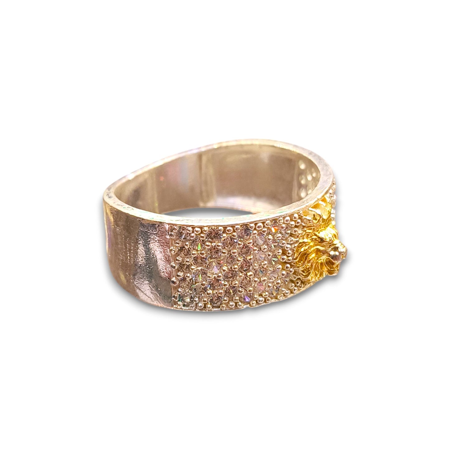 Silver plain ring for men