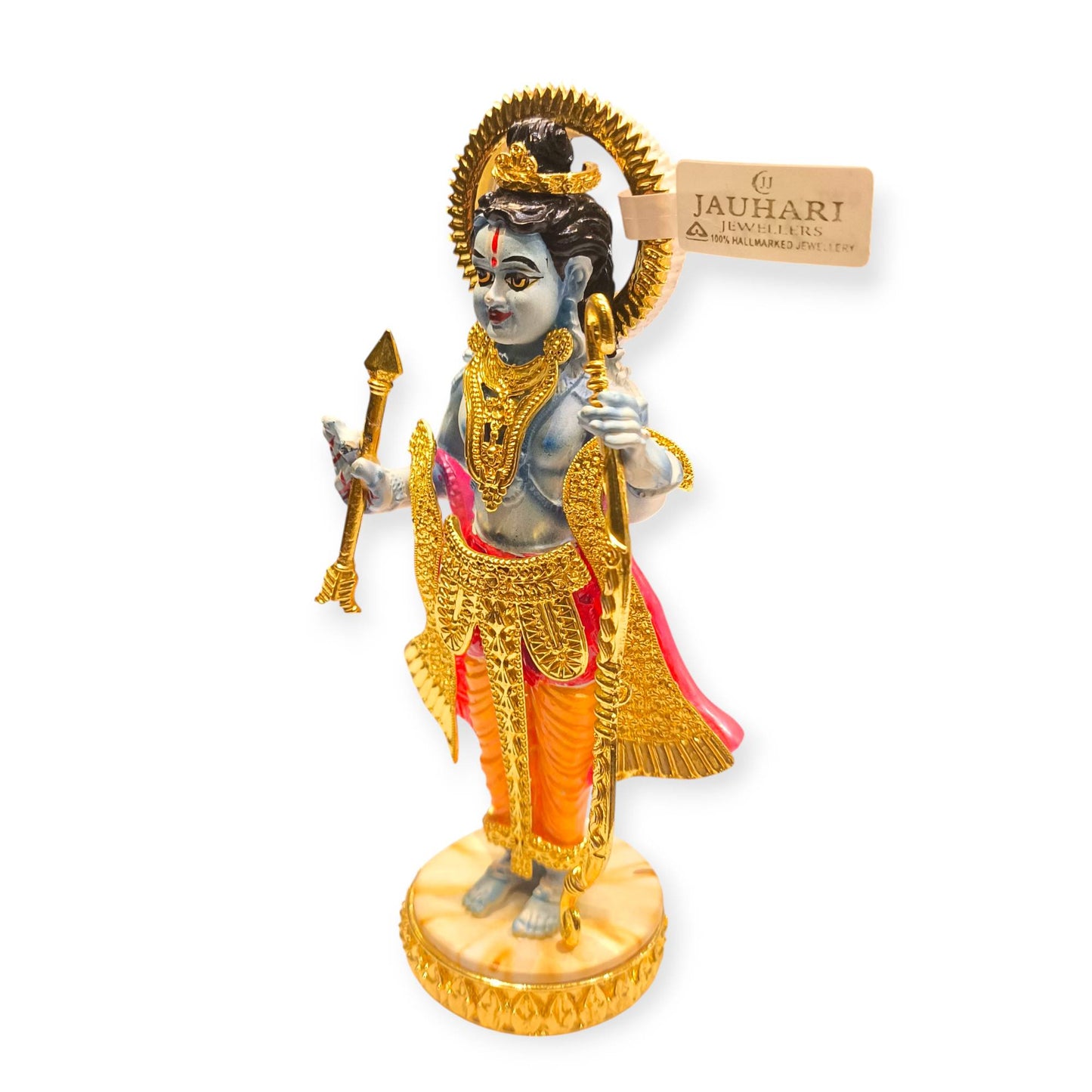 Gold plated ram ji murti