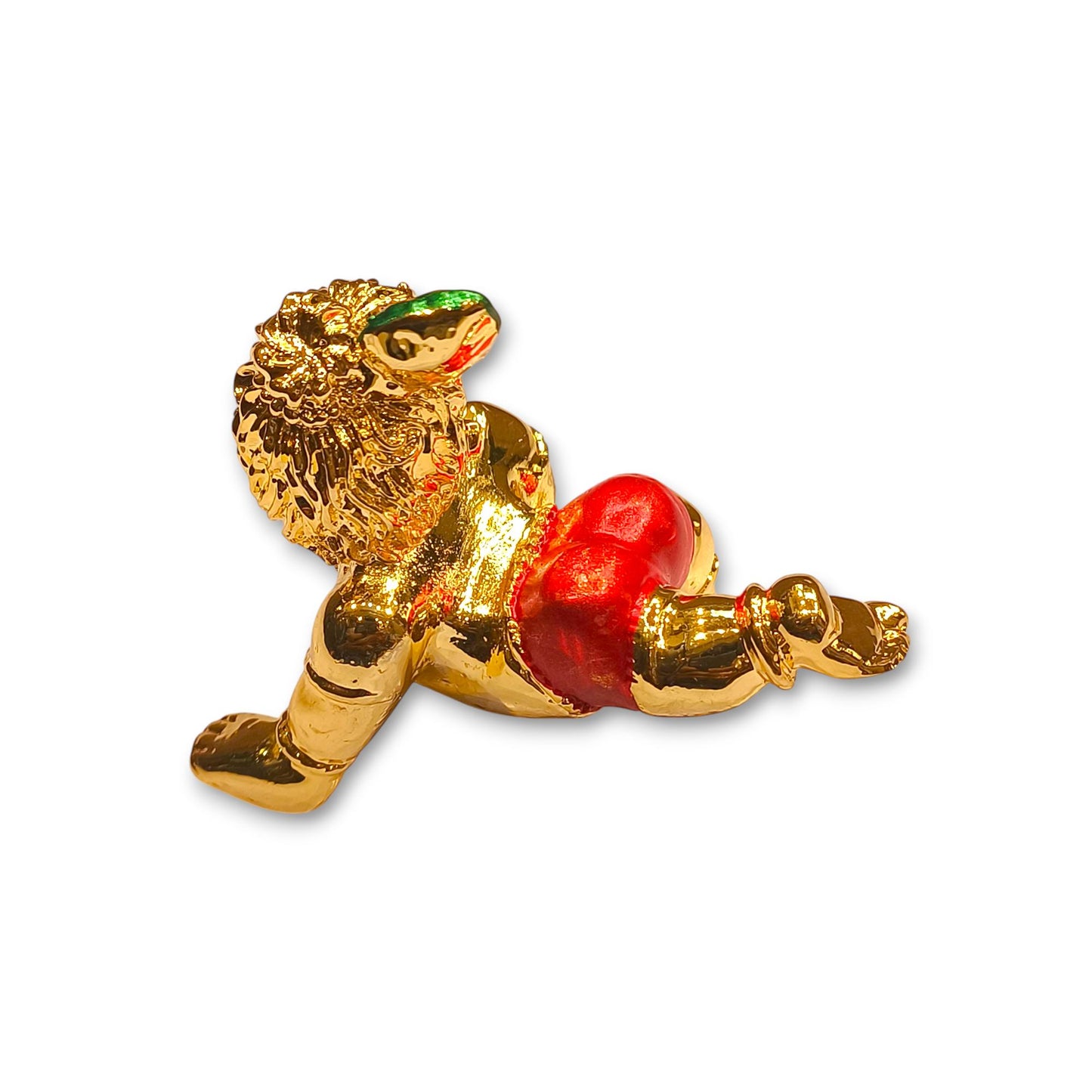 Premium gold plated laddu gopal idol