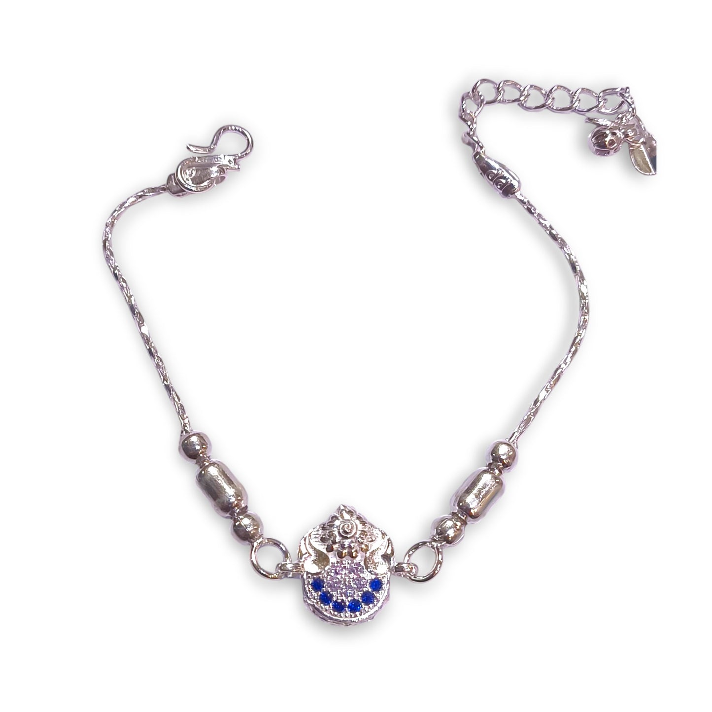 Silver rakhi