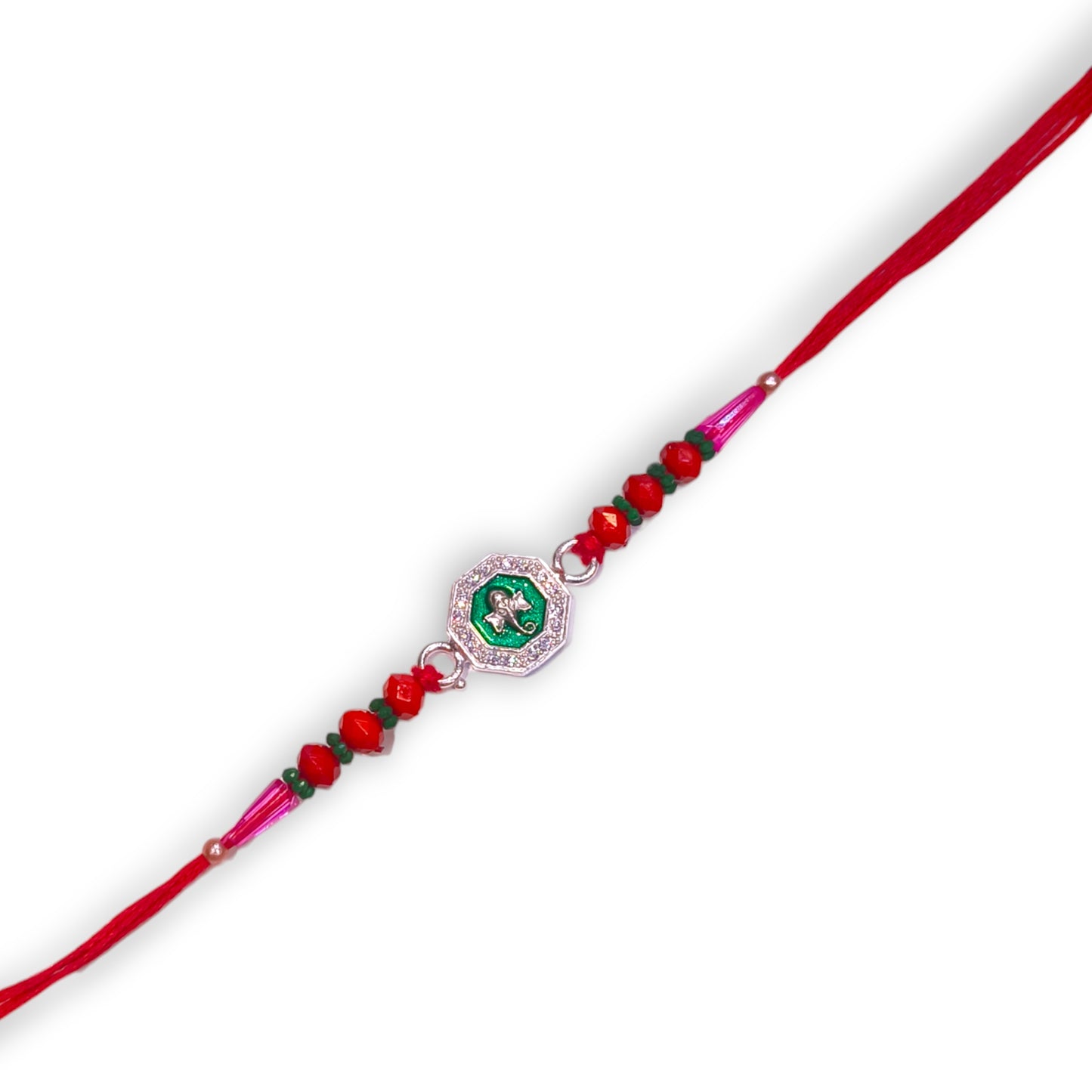 Silver thread rakhi