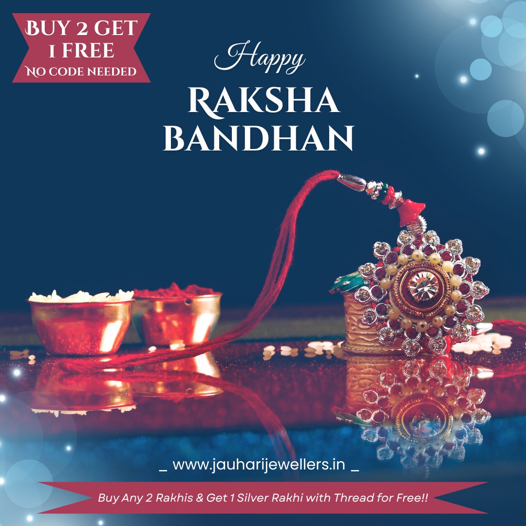 Silver rakhi offers