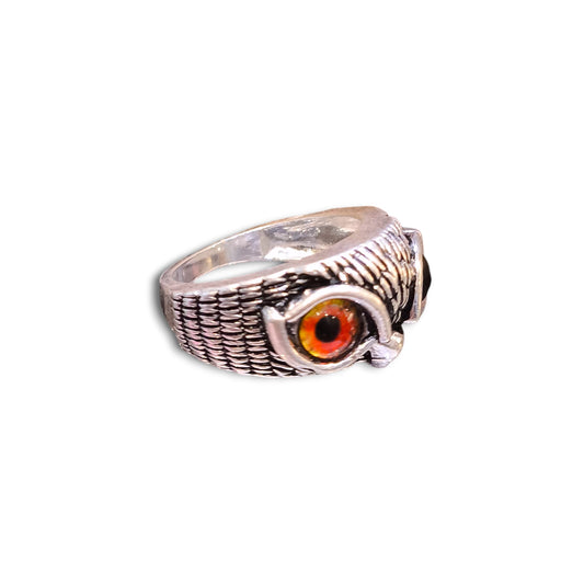 Silver Owl ring