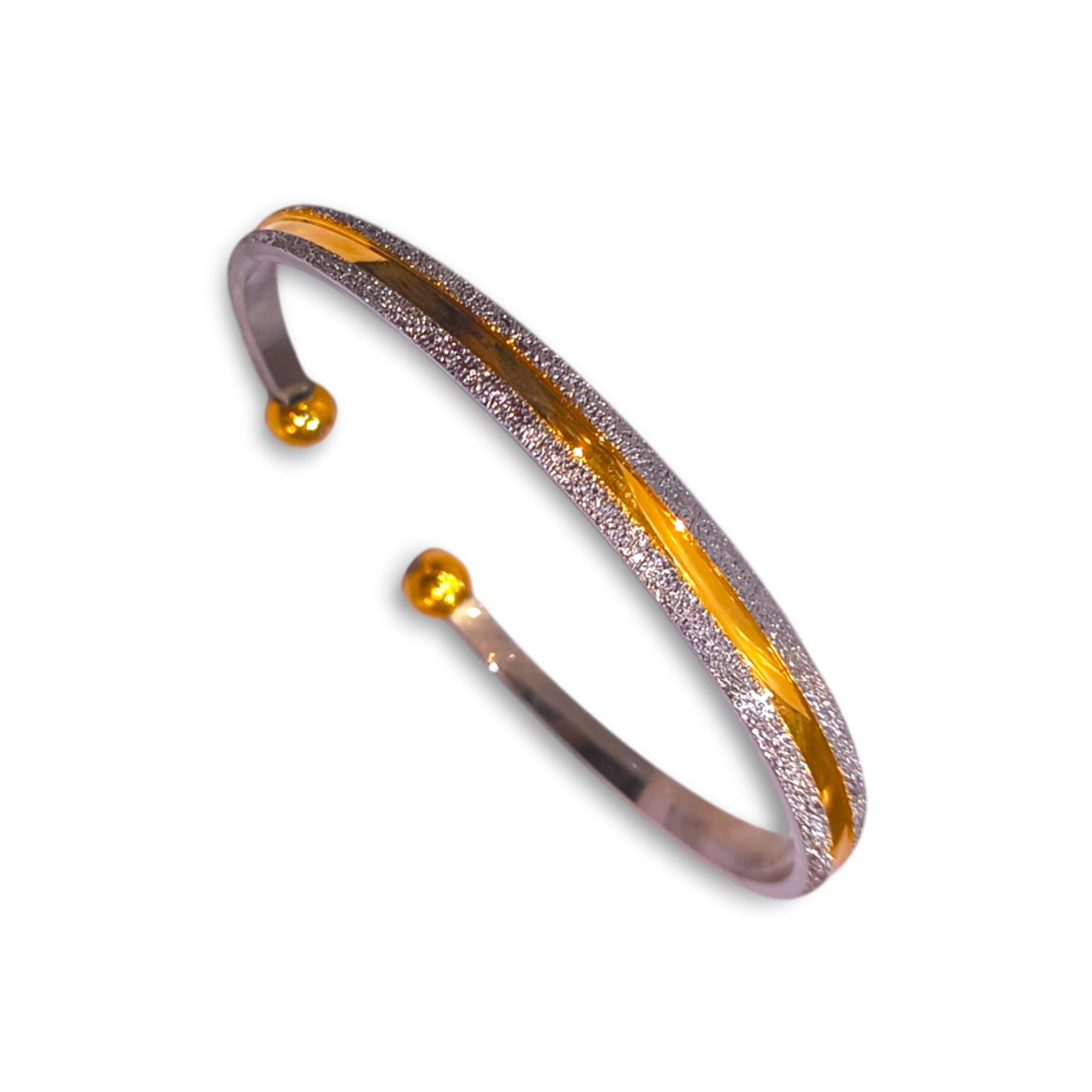 Silver open kada for women