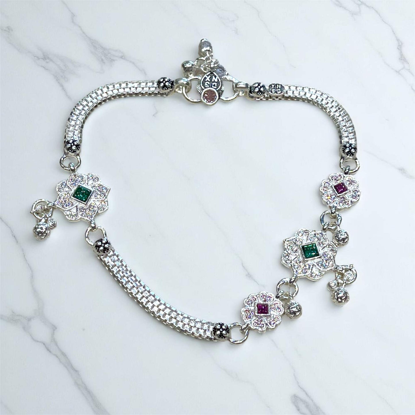 Silver payal for women under 6000