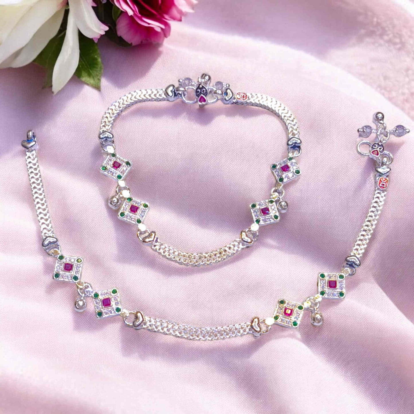 Silver payal latest design - best silver payal