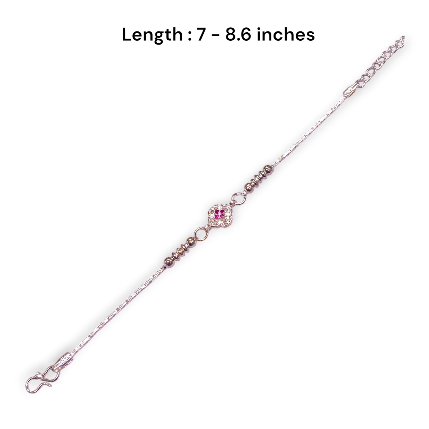 Silver bracelet rakhi - jauhari jewellers