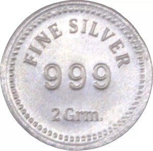 2 Gram Pure Silver Coin ( 99.9% ) - Jauhari Jewellers