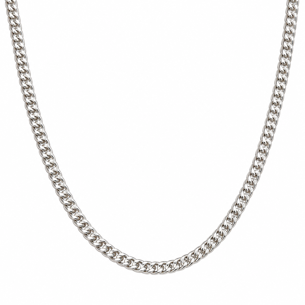 Silver Curb Chain for Men | Jauhari Jewellers